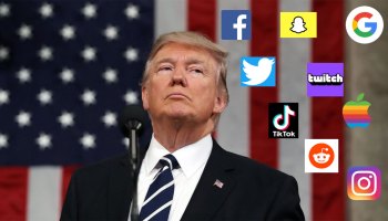 Apps y plataformas prohiben el acceso a Donald Trump