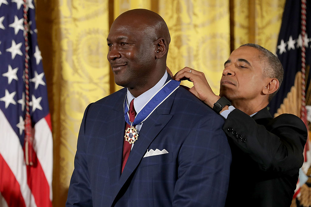 Michael Jordan Medalla Presidencial de la Libertad