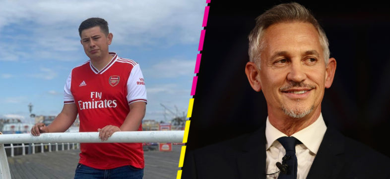 Lineker y Arsenal salvan del suicidio a aficionado con Síndrome de Asperger