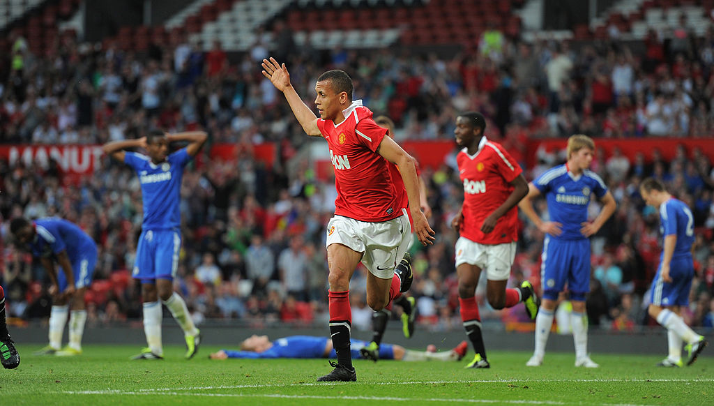 Ravel Morrison con el Manchester United