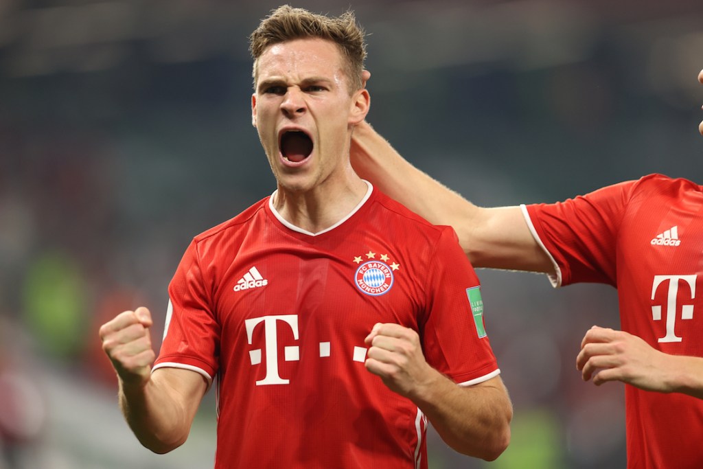 Kimmich celebrando un gol