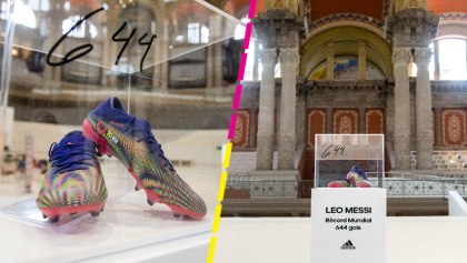 Los zapatos con los que Messi hizo el gol 644 ahora forman parte del Museo de Arte de Cataluña