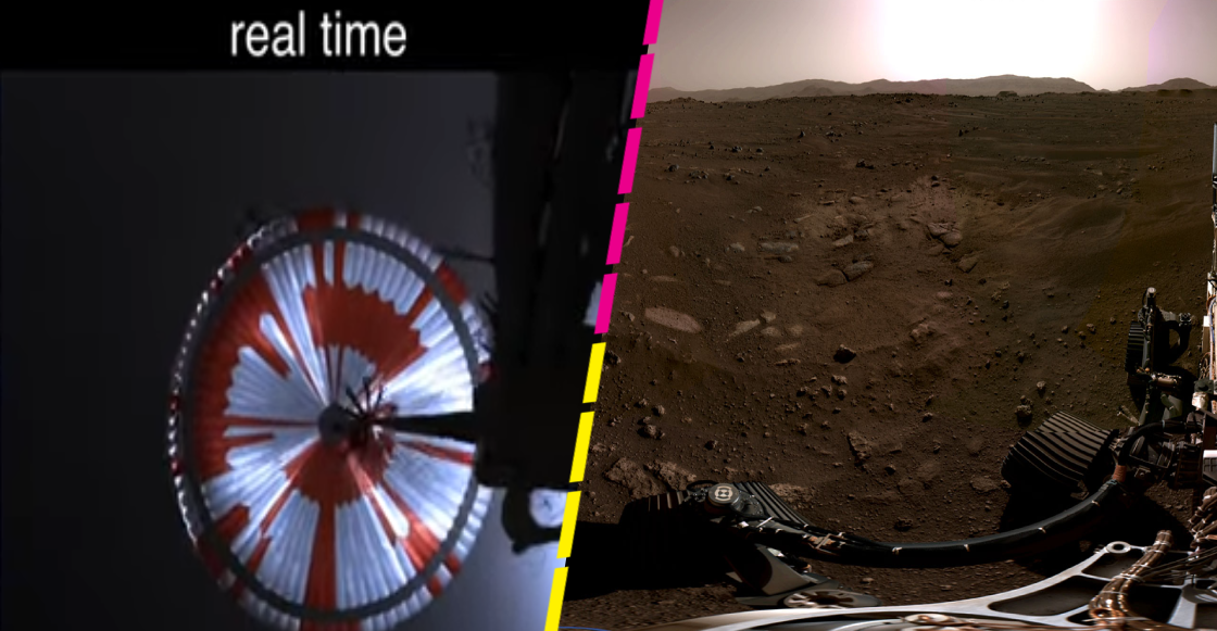 ¡nasa Comparte El Video Del Aterrizaje De Perseverance Y El Primer Audio De Marte
