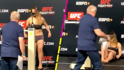 ¡OLV! Peleadora de UFC se desmaya en el pesaje de la pelea