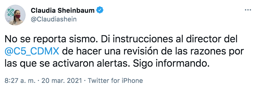 Lo que sabemos sobre la falsa alerta sísmica que se activó este sábado en CDMX 