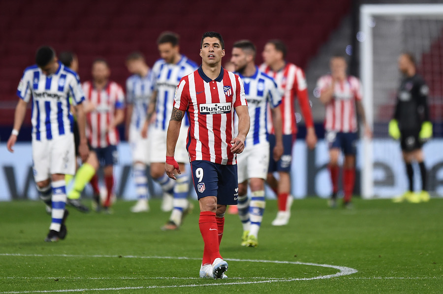 Luis Suárez con el Atlético de Madrid