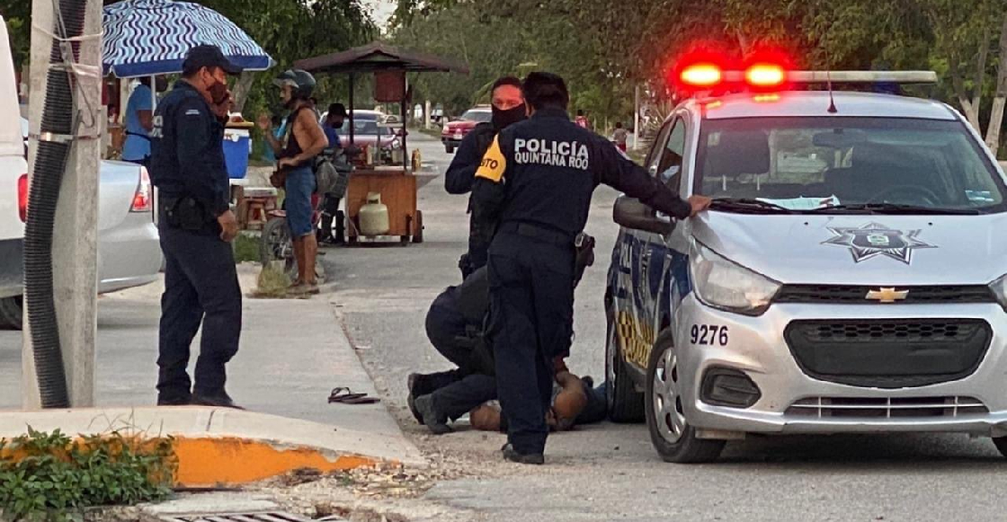 Una mujer murió cuando era sometida por policías de Tulum