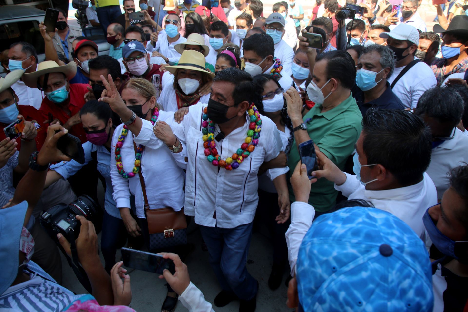 "He sido objeto de un linchamiento político", dice Salgado Macedonio en el arranque de su campaña