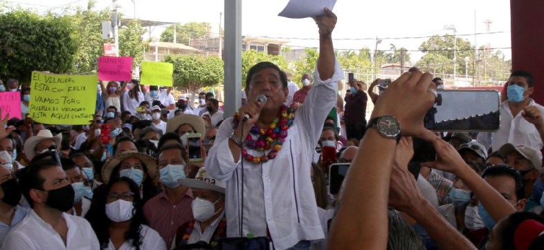 "He sido objeto de un linchamiento político", dice Salgado Macedonio en el arranque de su campaña