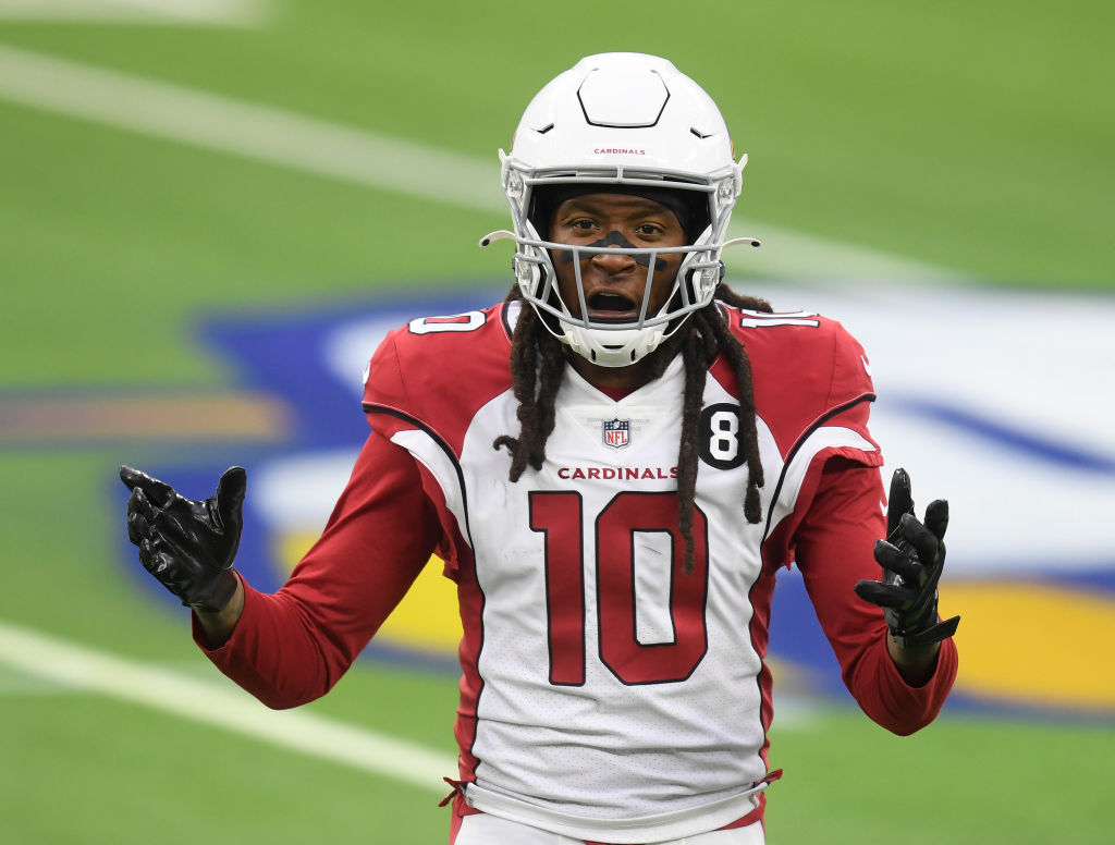 DeAndre Hopkins con los Cardinals