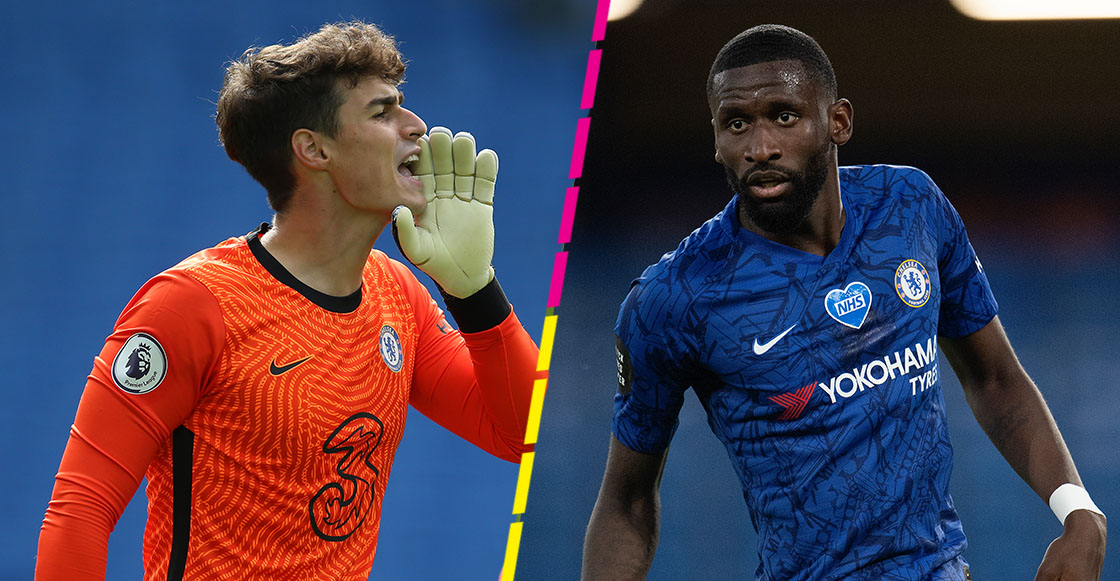 Kepa Arrizabalaga pelea en entrenamiento con Antonio Rudiger