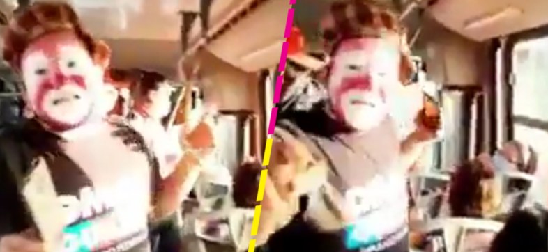 Balacera en Sonora interrumpe show de payasos en el transporte público