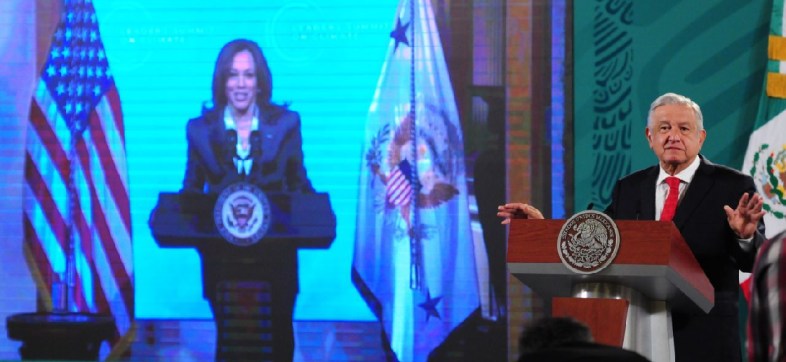 AMLO expondrá a Kamala Harris su propuesta para frenar la migración en reunión virtual