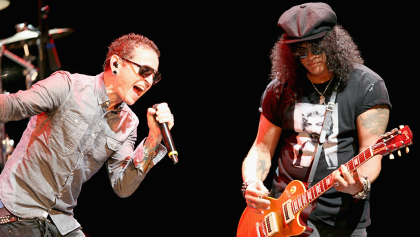 Escucha un fragmento de "Crazy", la canción inédita de Slash y Chester Bennington