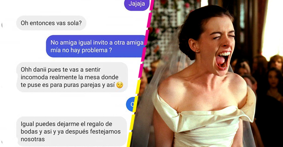 Se agarraron del chongo: La historia de la mujer que "des invitaron" de una boda por no tener pareja