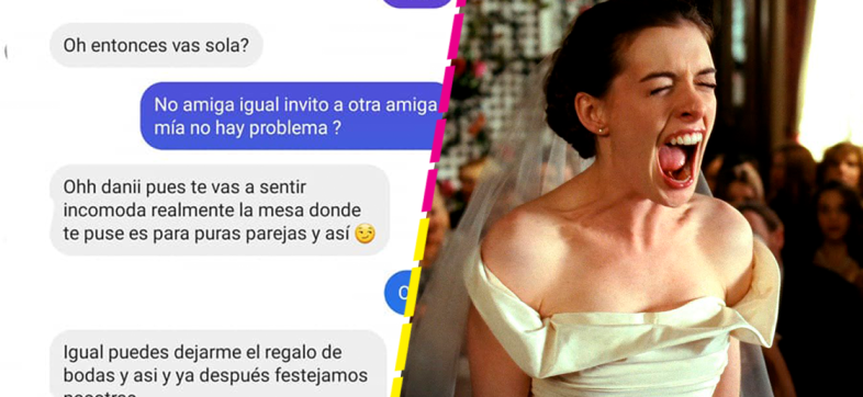 Se agarraron del chongo: La historia de la mujer que "des invitaron" de una boda por no tener pareja