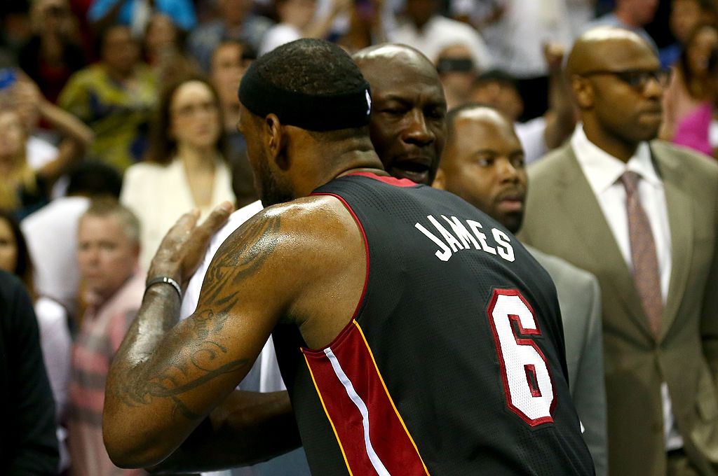 Michael Jordan y LeBron James