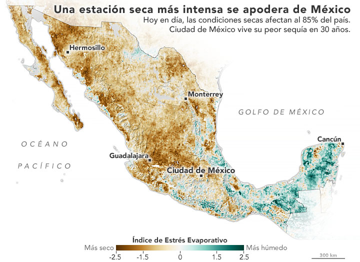 mapa-sequia-mexico-2021-nasa