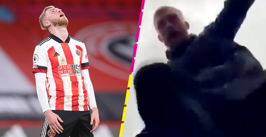 Delantero del Sheffield United, Oli McBurnie ataca a fan en las calles de Inglaterra