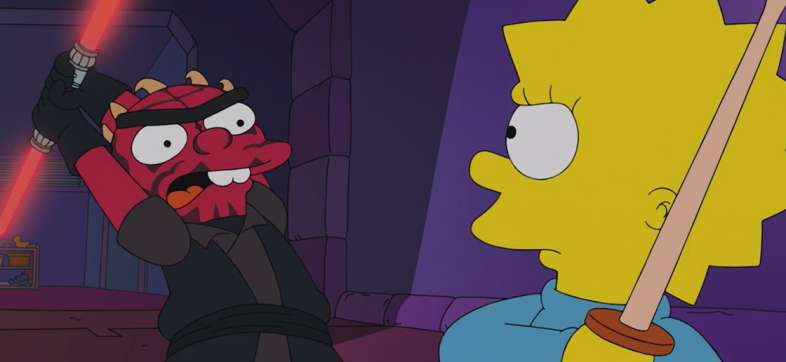 ¡Ya puedes ver el corto de 'Los Simpson' en el mundo de 'Star Wars'!