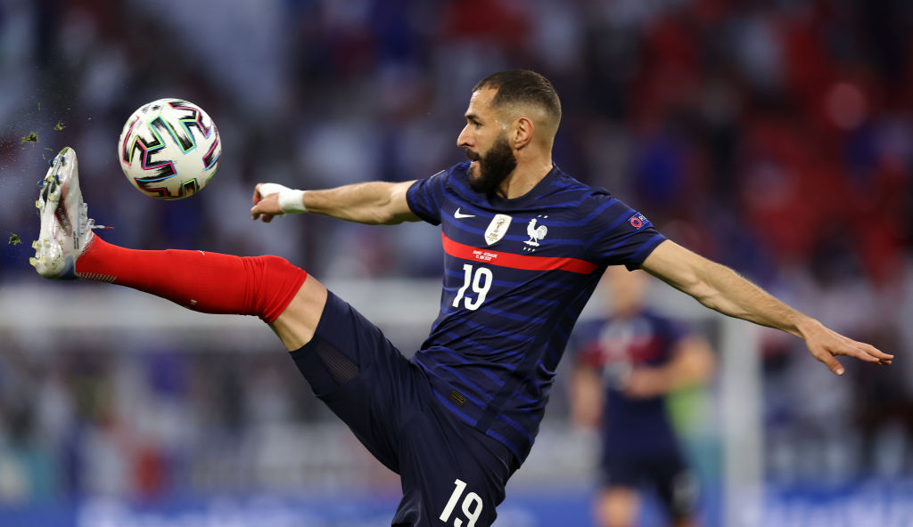 Karim Benzema en su regreso a la Eurocopa con Francia