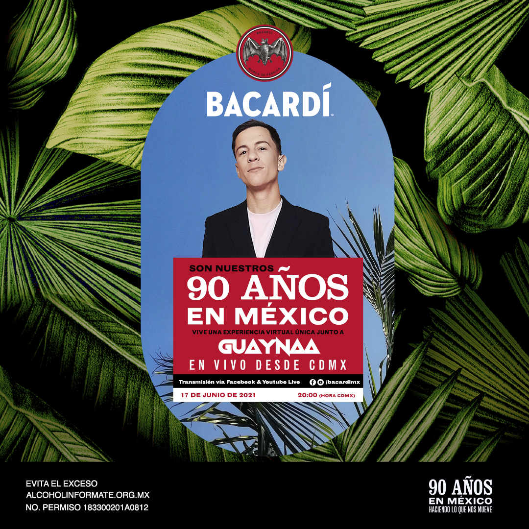 Guaynaa en concierto por 90 aniversario de Bacardi