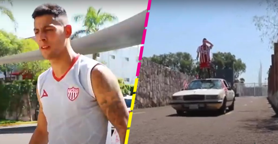 ¡Con bombo, platillos y automóvil retro! Necaxa presentó el regreso de Mario Quiroga