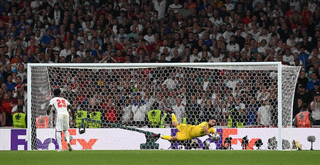 Donnarumma arrebató a Inglaterra la corona de la Eurocopa en Wembley en los penales