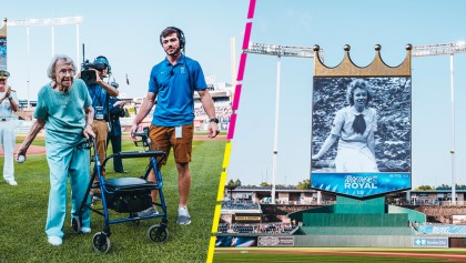 Veterana de la segunda guerra mundial encargada del primer lanzamiento en juego de la MLB