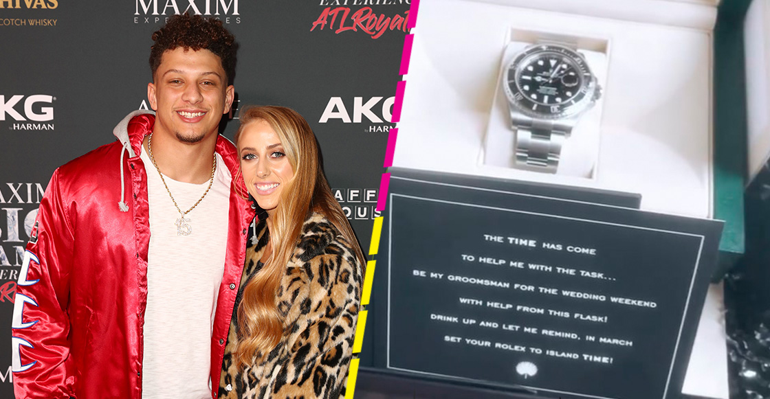 Patrick Mahomes, Brittany Matthews gift Rolexes to wedding party