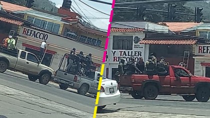 Reportan caravana de hombres armados recorriendo las calles de Pátzcuaro