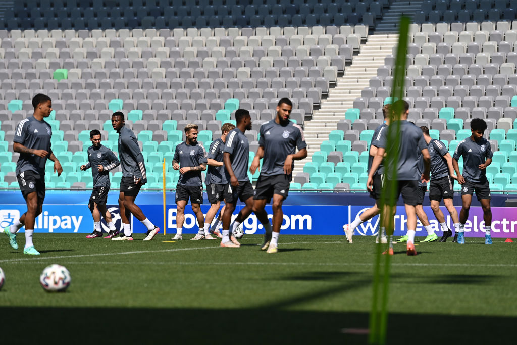 Entrenamiento de la Selección Alemana de Futbol