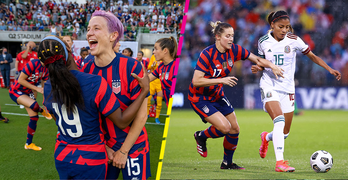 Los goles con los que Estados Unidos aplastó al Tri Femenil