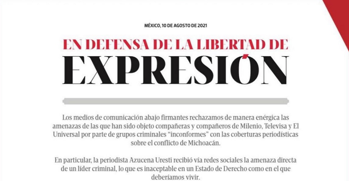 desplegado medios libertad de expresion