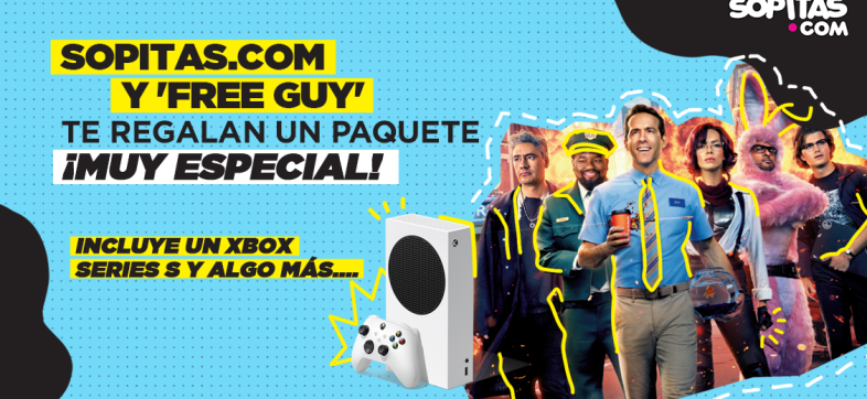 ¡Sopitas.com y 'Free Guy' te regalan un Xbox Series S y otras sorpresas!