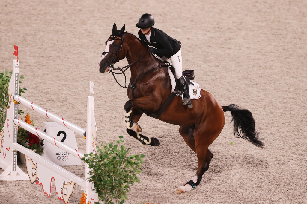 Julia Krajewski, la primera campeona olímpica en el concurso completo hípico