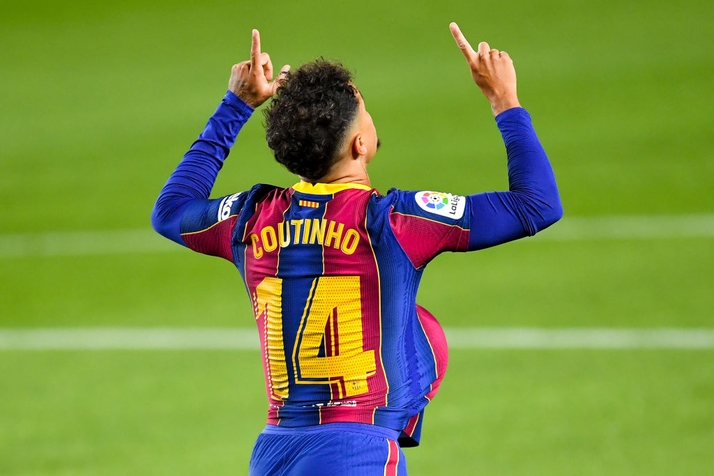 Philippe Coutinho con el Barcelona