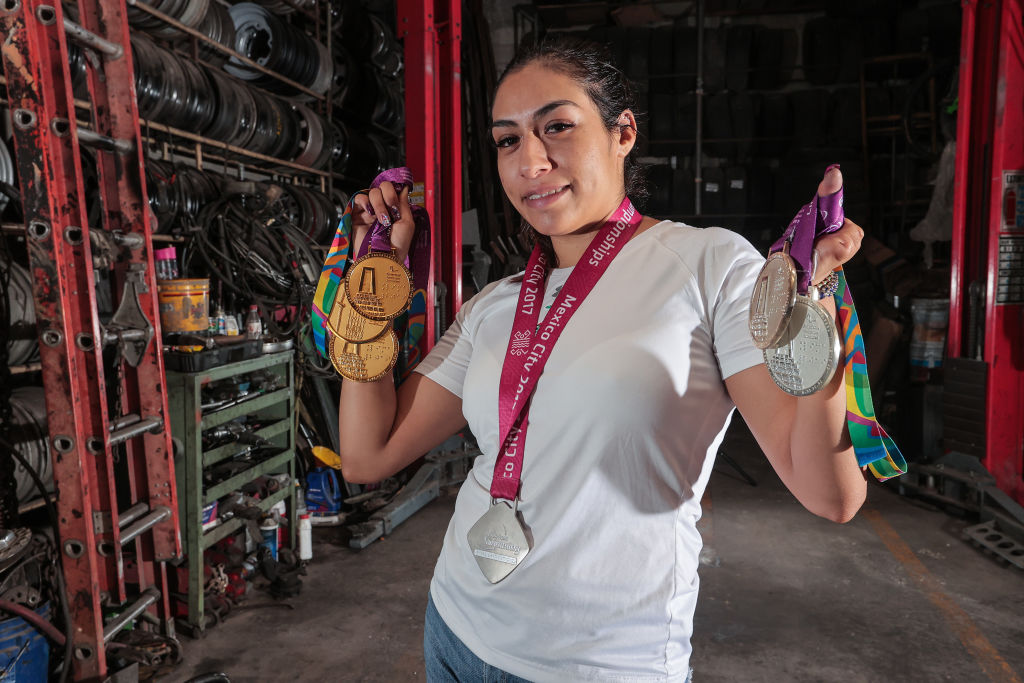 Rubí Cristino multi medallista paralímpica mexicana