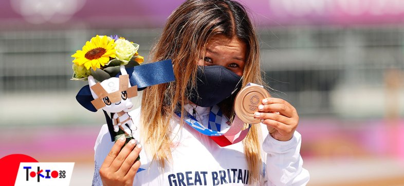 Sky Brown, del accidente que casi le cuesta la vida, al bronce en Tokio 2020 a los 13 años