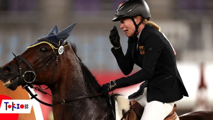 Suspenden a entrenadora que golpeó a caballo durante la prueba ecuestre de pentatlón de Tokio 2020