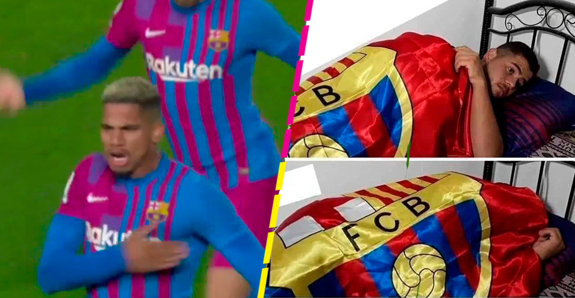 ¡Es lo qué hay! Araujo rescata al Barcelona, pero los memes se comen a Koeman