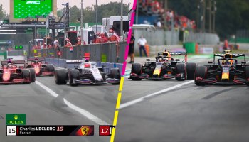 El sacrificio de Checo a favor de Verstappen y los corajes contra Mazepin en la calificación del GP de Italia