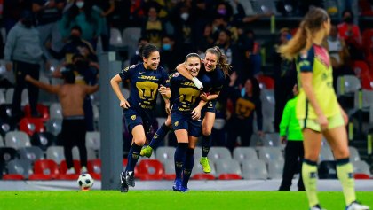 Remontada feroz de Pumas Femenil con golazo de Dinora Garza ante América en el clásico capitalino