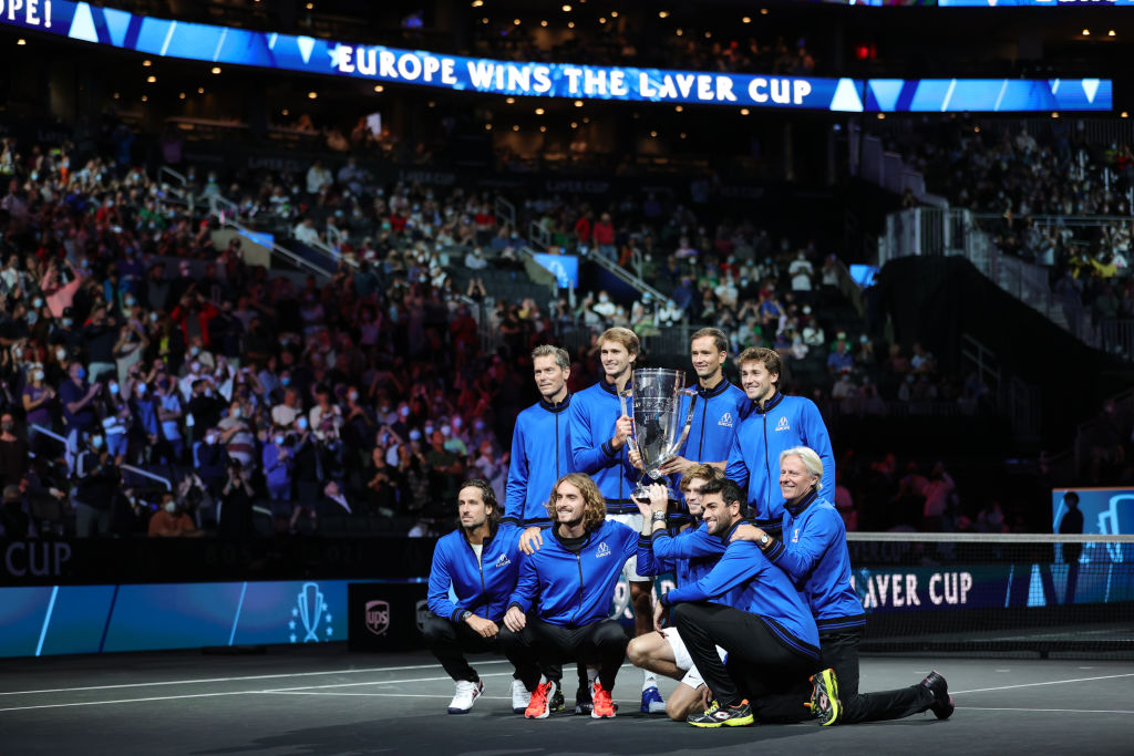 En imágenes: Los festejos del Equipo de Europa por su tetracampeonato de la Laver Cup