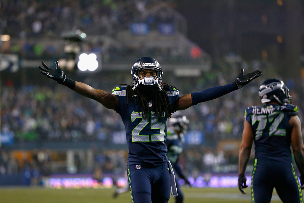 Richard Sherman con los Seattle Seahawks