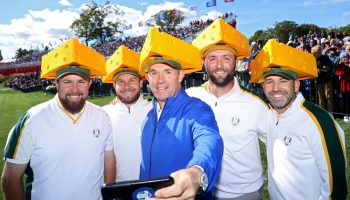 La razón detrás de los sombreros de queso en la Ryder Cup y su relación con la NFL