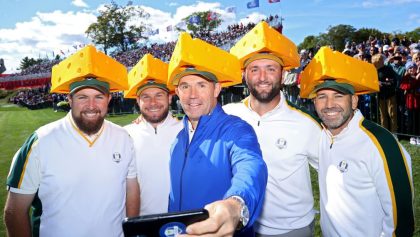 La razón detrás de los sombreros de queso en la Ryder Cup y su relación con la NFL