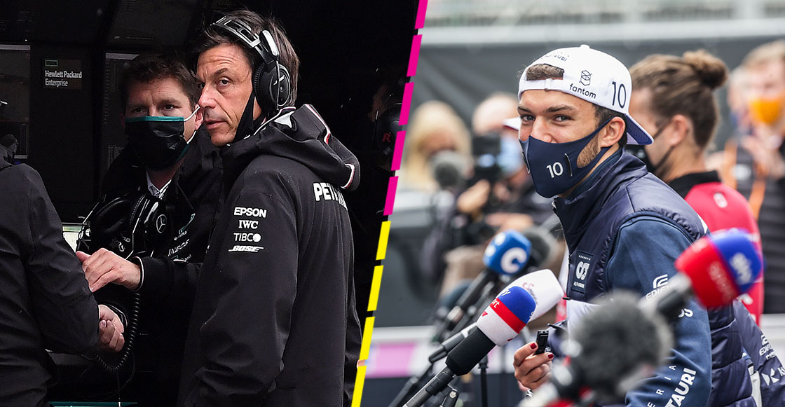 En Mercedes ven a Gasly como el nuevo "escudero" de Verstappen en lugar de Checo