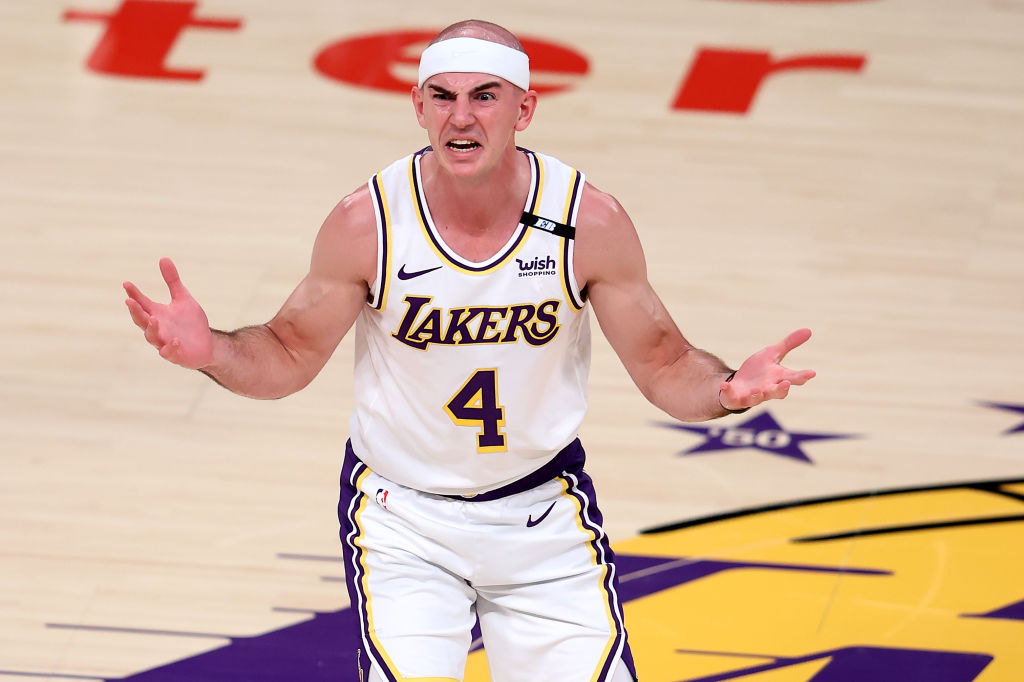 Alex Caruso con los Lakers de la NBA