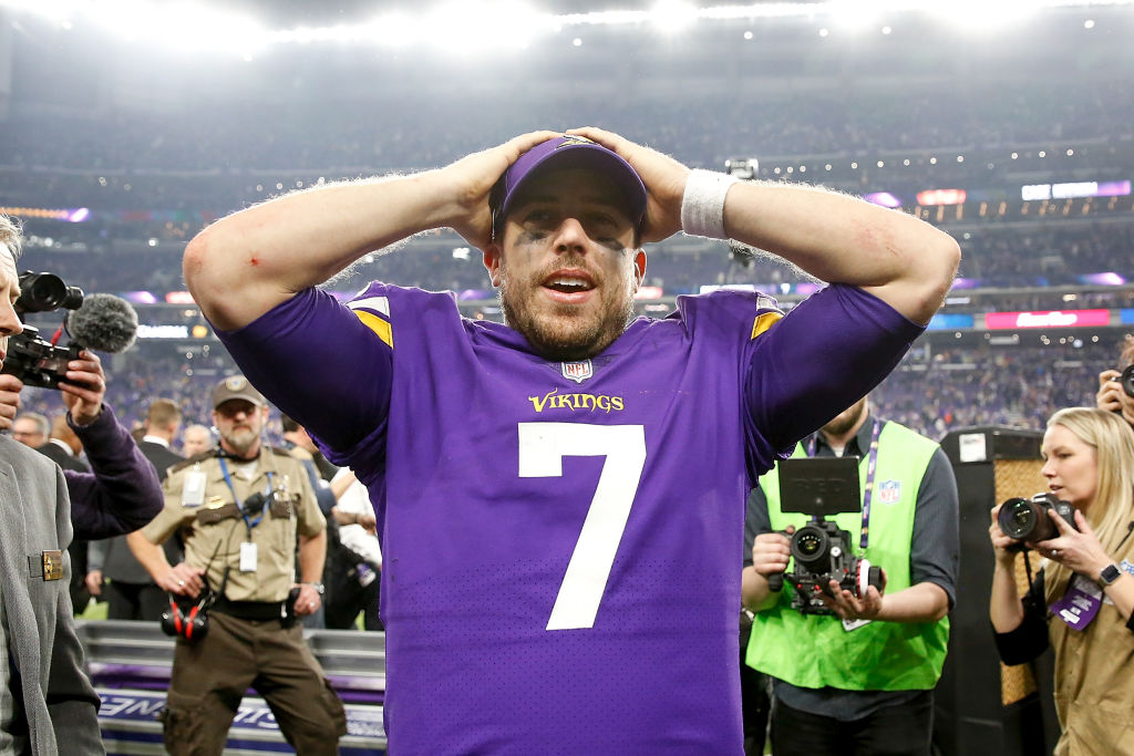 Case Keenum en su etapa como QB de los Vikings